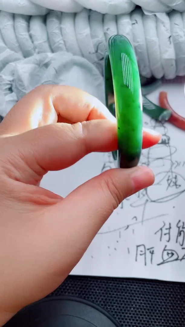 和田玉手镯未镶嵌B288-60-61