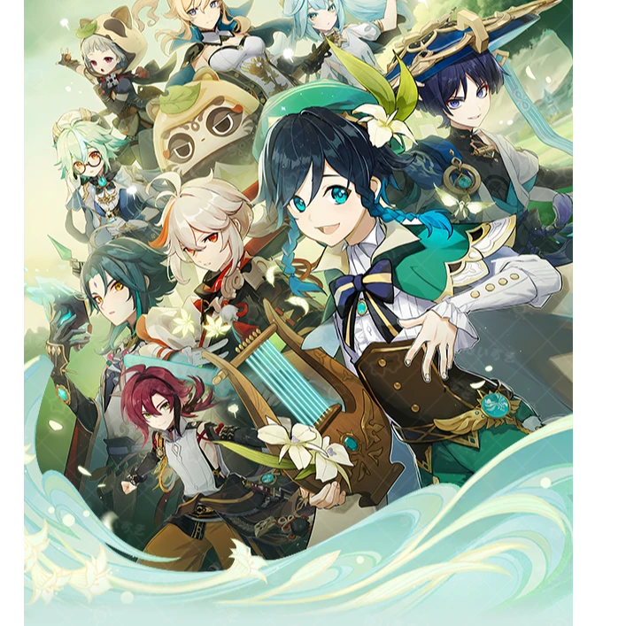 《原神》周边高透新工艺亚克力系列摆件水晶砖《插队拍此链接》