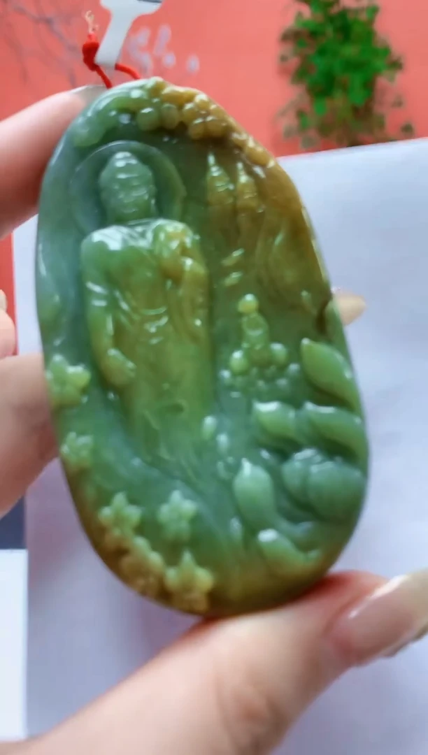 未镶嵌定制翡翠4812jw-毛货挂件52