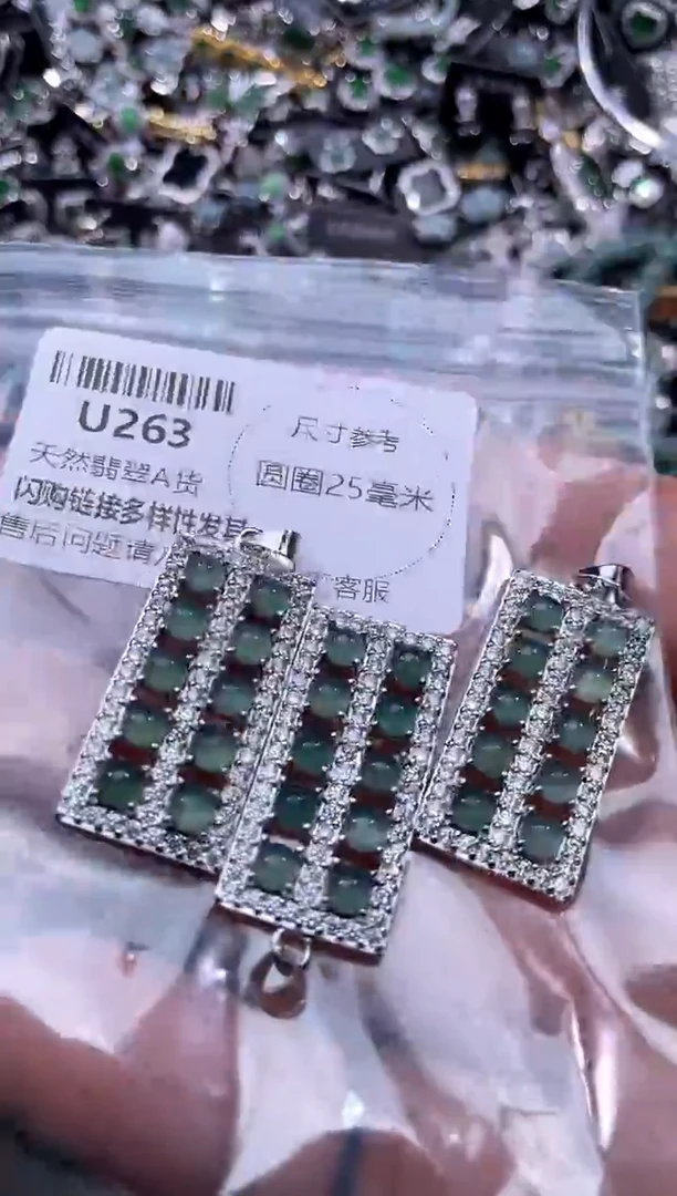 【闪购商品】翡翠颈饰未镶嵌U263多样性发其一