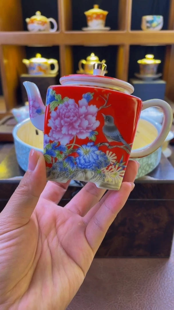 万花红四方茶壶www