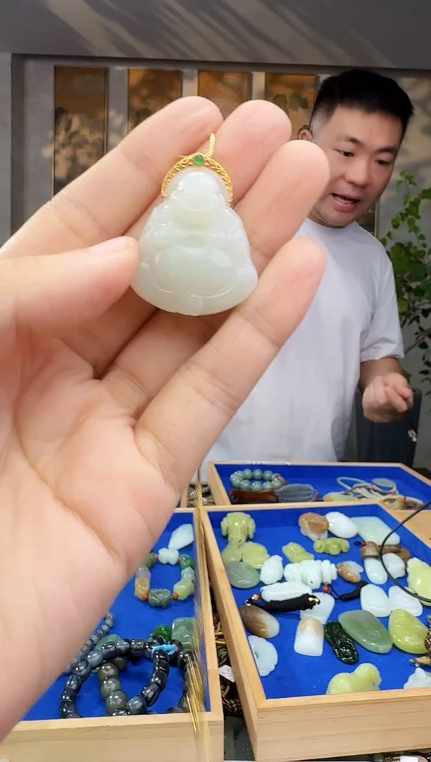 未镶嵌和田玉挂件拍一发一