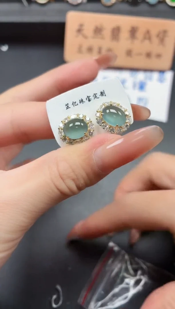 银S925镶嵌戒指翡翠111111