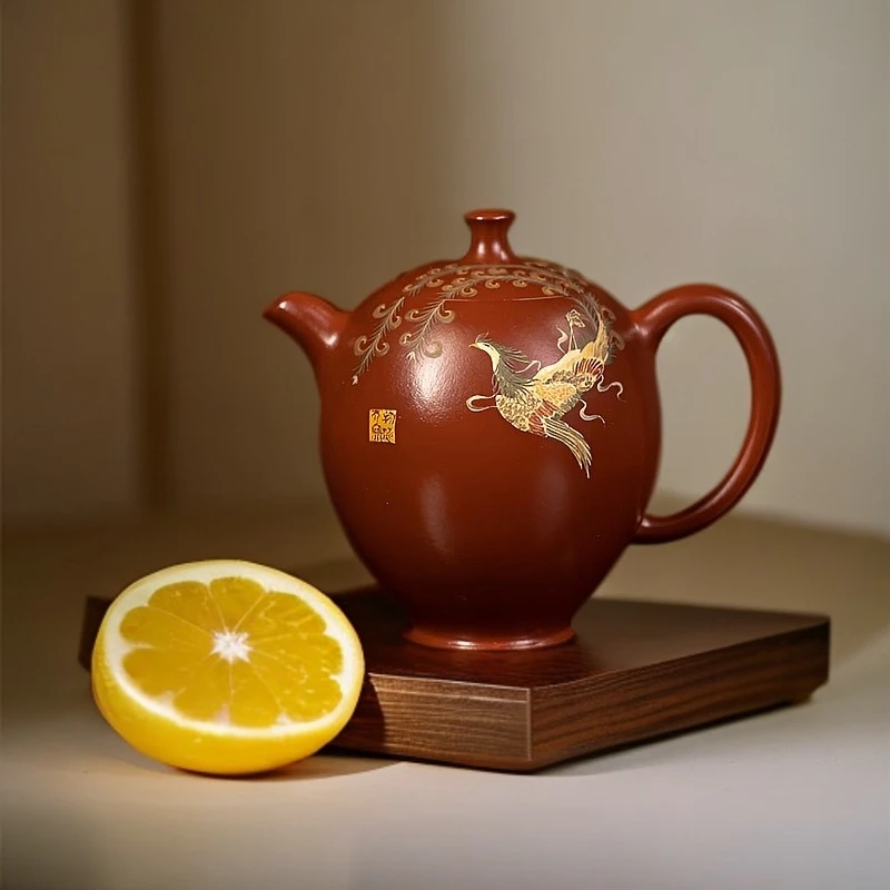 储集泉之女【怀香】 储蓁 纯手工制壶 朱泥大红袍 宜兴紫砂壶