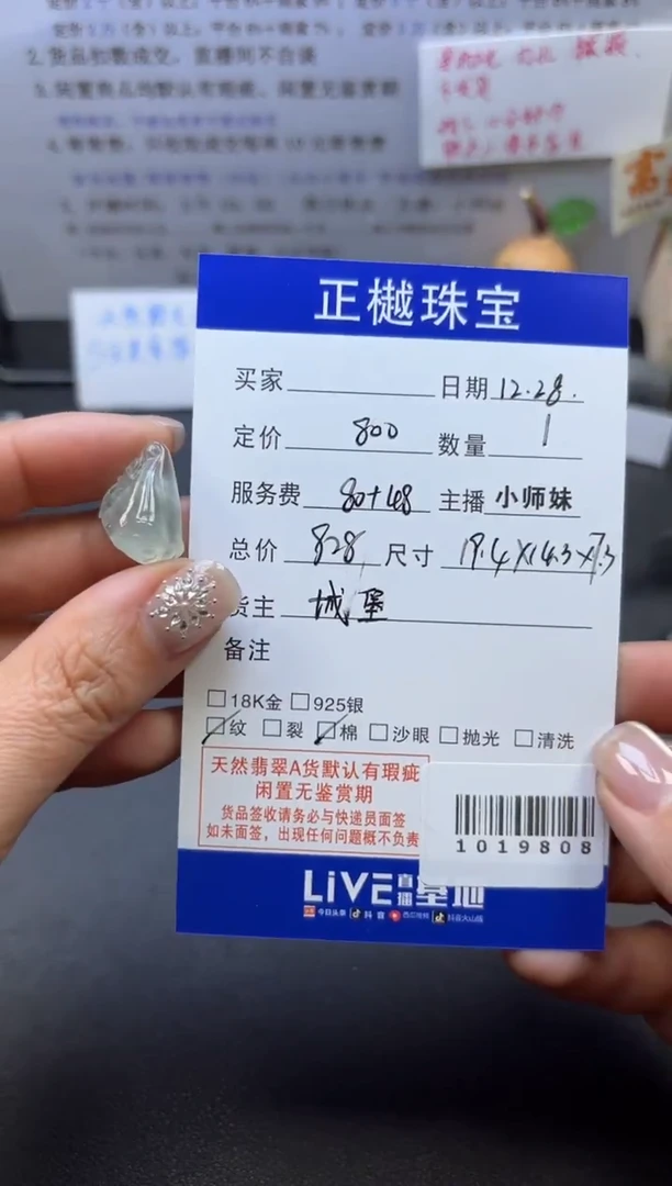 颈饰未镶嵌翡翠ZYZB-1019808