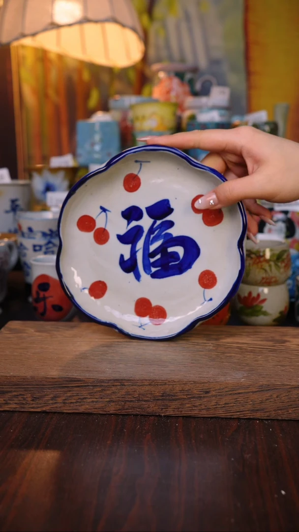 摆件泥垚手作 景德镇手工手绘器物