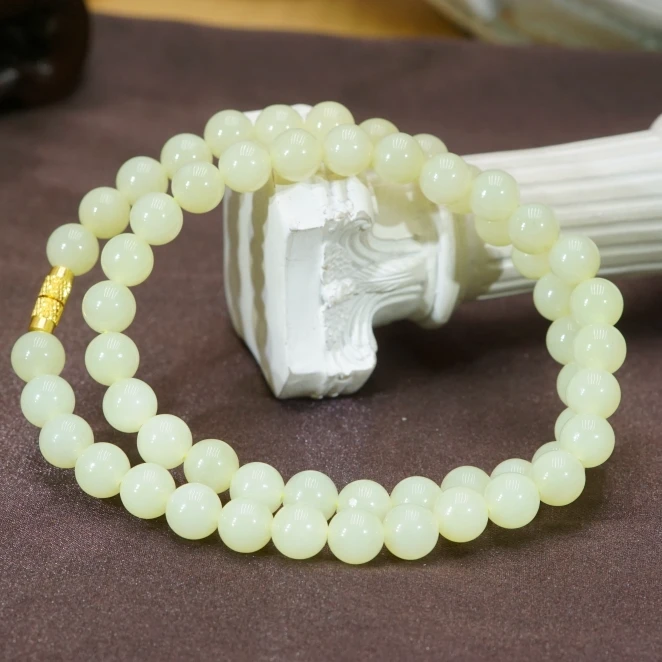 和田玉黄口项链7.5+ BW122201