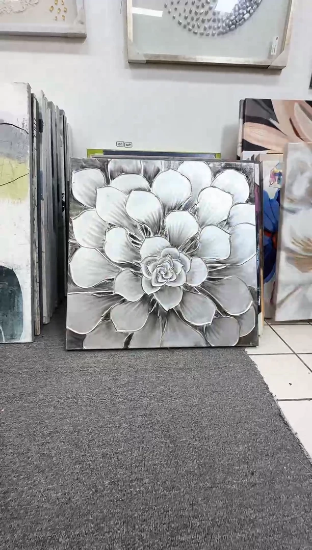 168现代艺术装饰画油画75cm*75cm