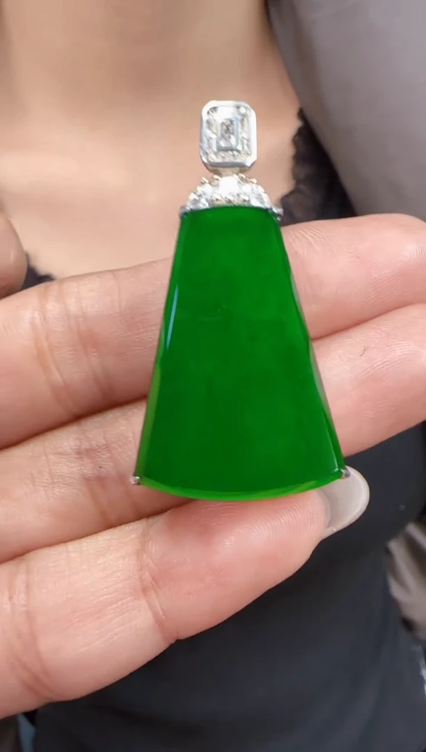 未镶嵌定制翡翠翡翠吊坠63