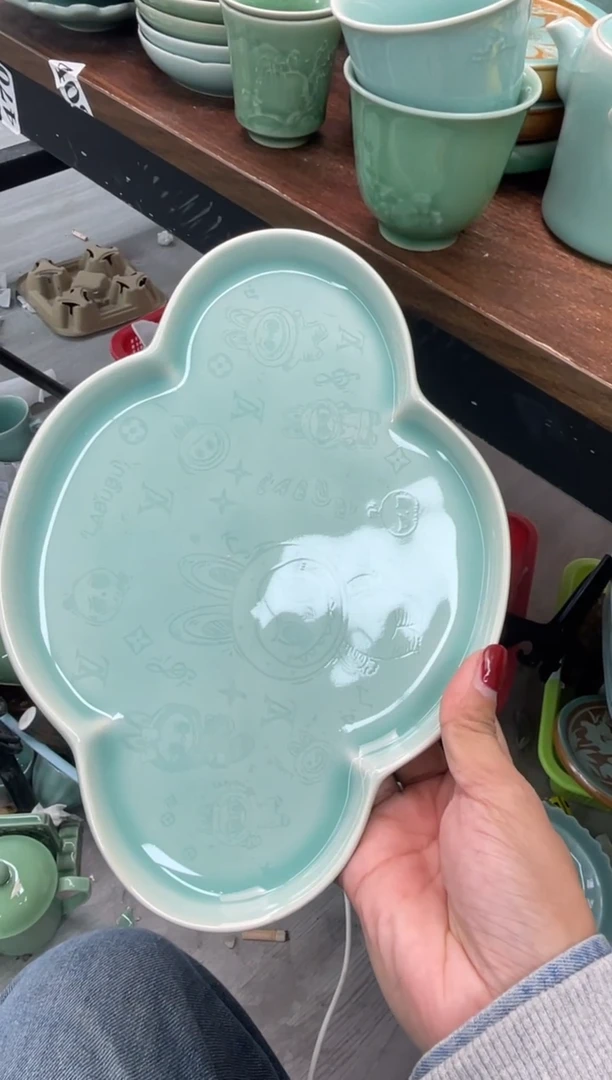 瓷微瑕特价 慧仙青瓷 特价福利大促