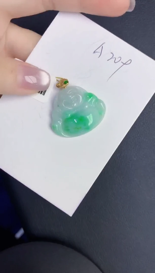 颈饰未镶嵌翡翠缅甸天然翡翠A货