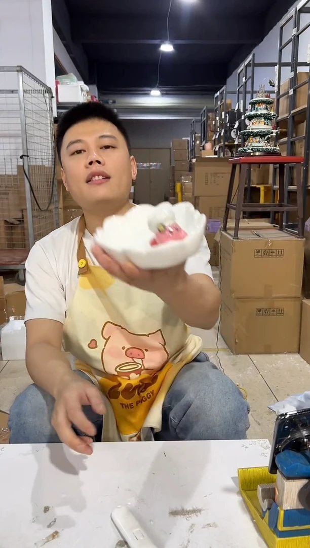瓷片陶瓷星之卡比盘子