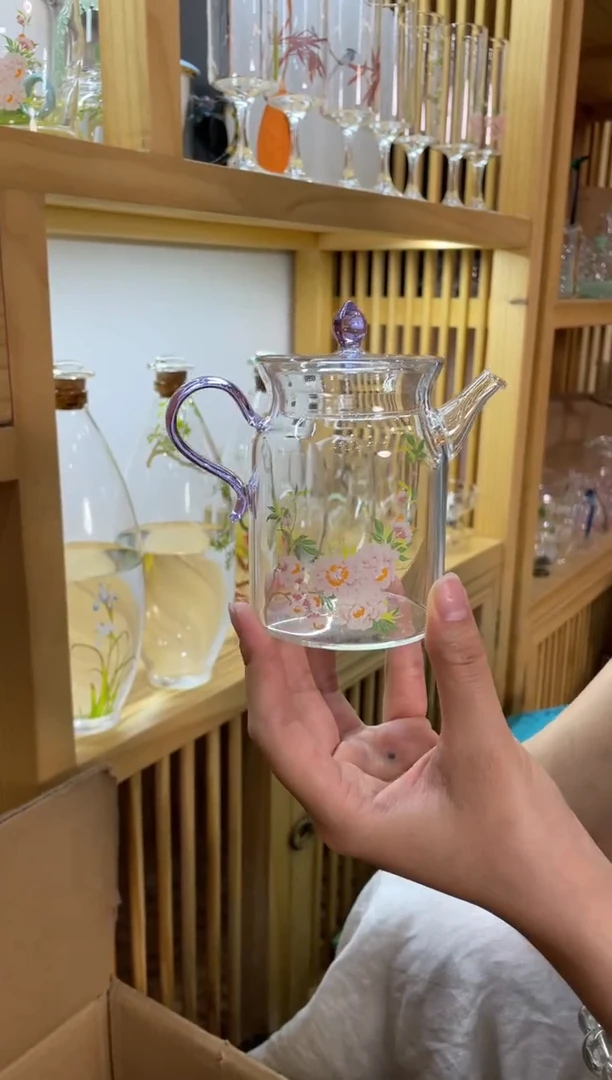 九河小执壶紫把桃花