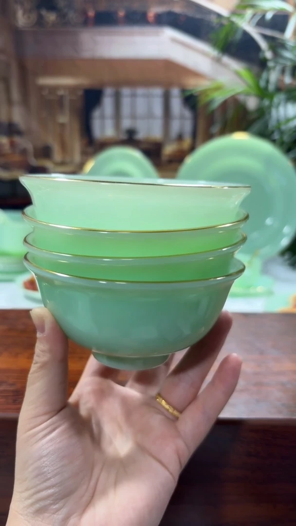 【闪购商品】...4.5英寸玉瓷碗4个口径11.5厘米