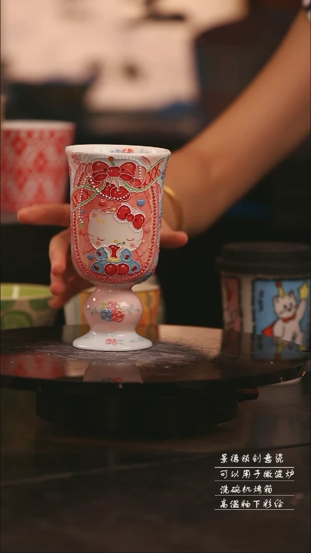 陶瓷景德镇可爱设计师款陶瓷
