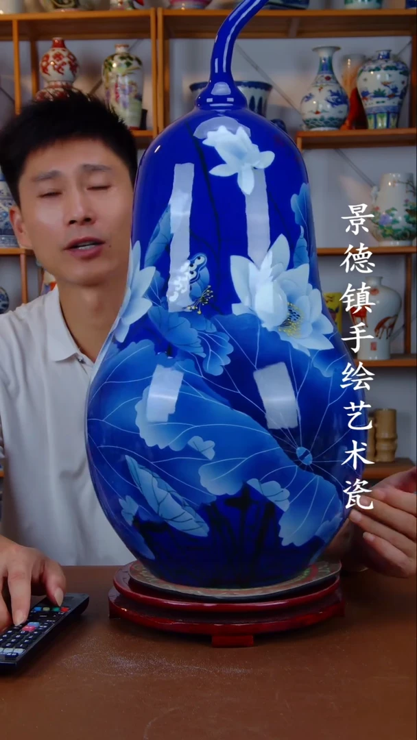 现代景德镇手工手绘陶瓷摆件63