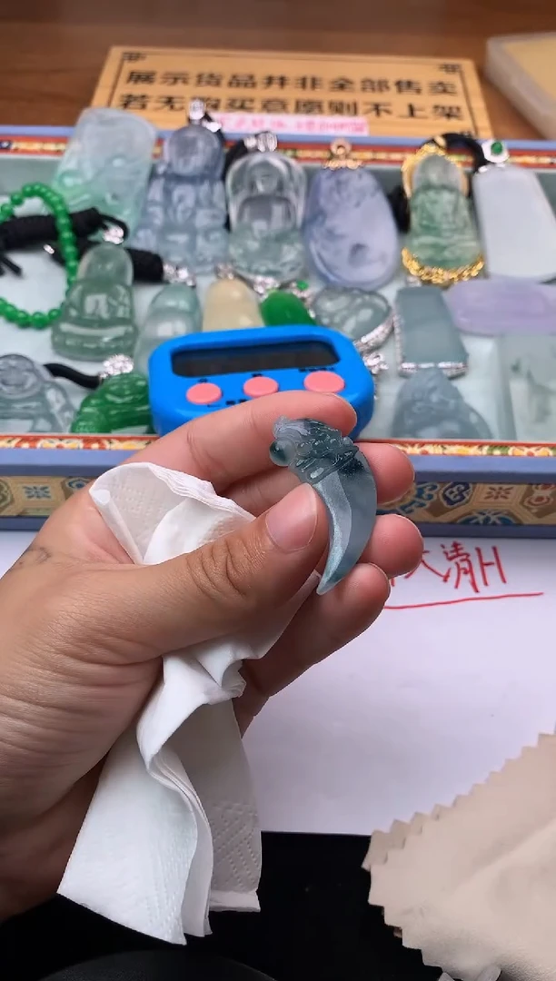 定制翡翠未镶嵌陌*人毛货不退不换