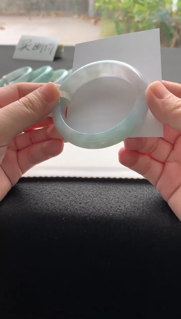 未镶嵌手镯翡翠55正圈A7609买断