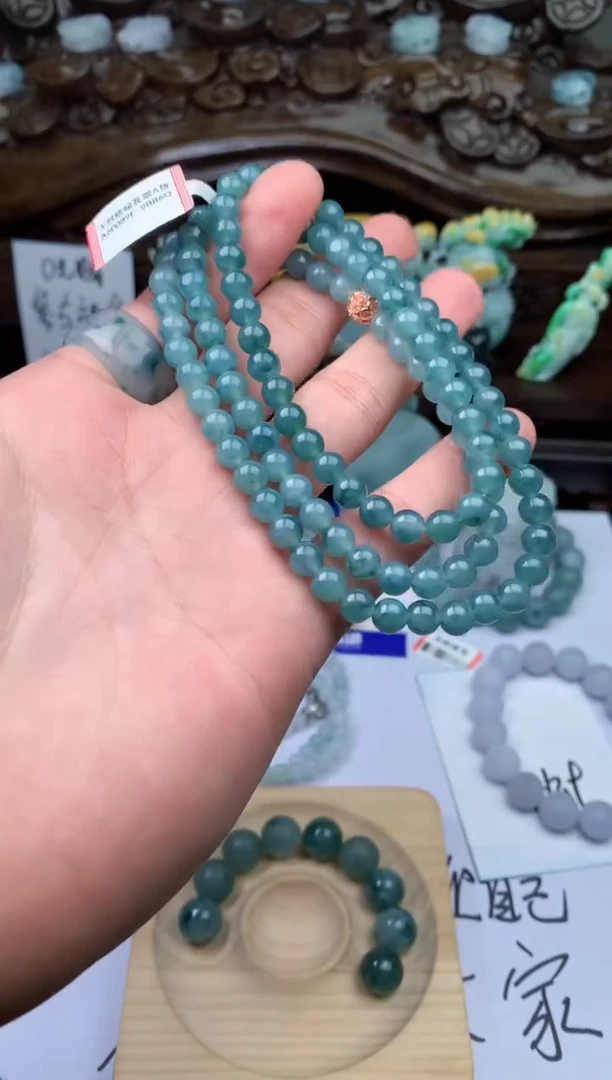 【闪购商品】定制翡翠未镶嵌珠链