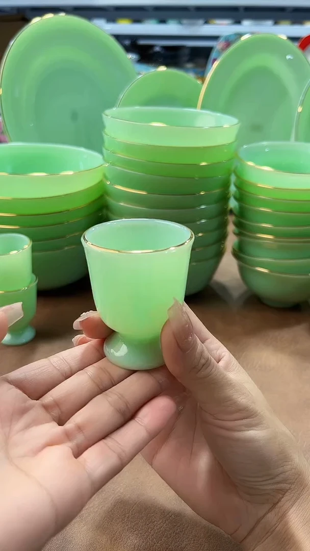 玉瓷 高脚酒杯10只