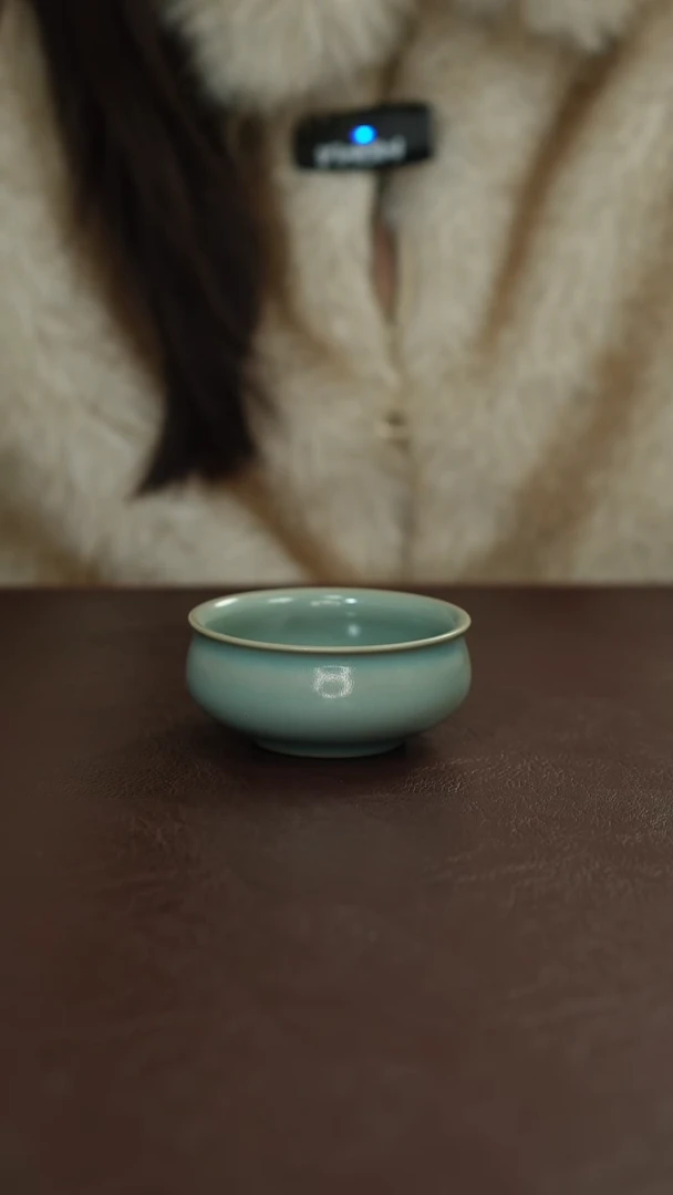 摆件陶原矿原釉汝宋汝瓷