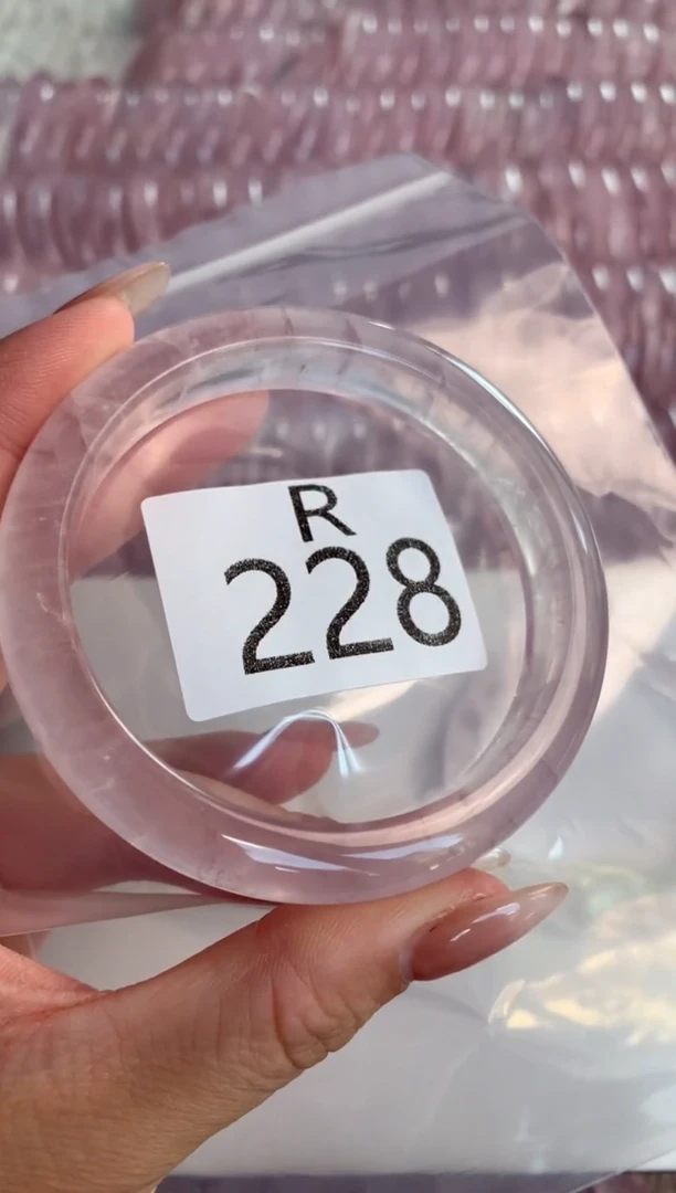 水晶珠宝半成品未镶嵌水晶手镯228-58