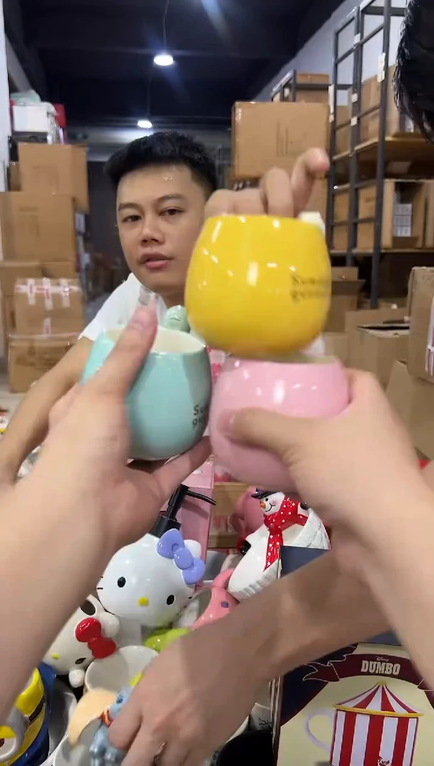 瓷片角落生物鸡蛋杯3件套
