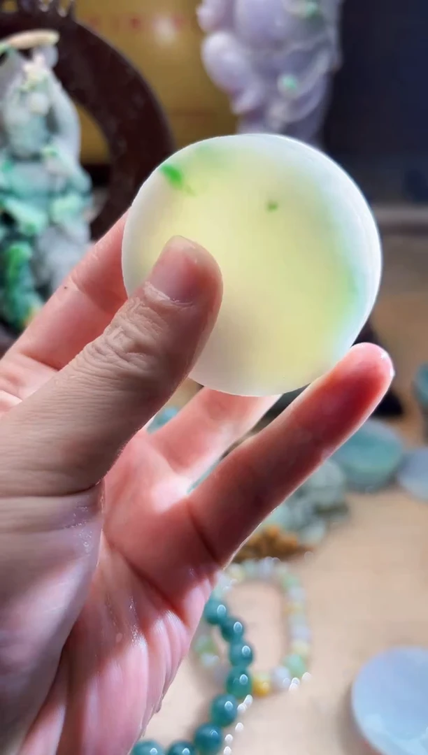未镶嵌挂件翡翠A货张麦8250
