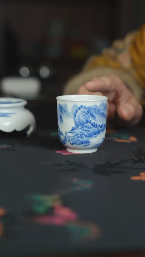 摆件瓷景德镇陶瓷精品茶器