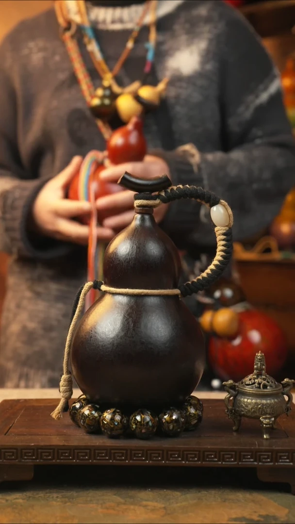 139大漆一物一拍记葫堂出品【不带手串】