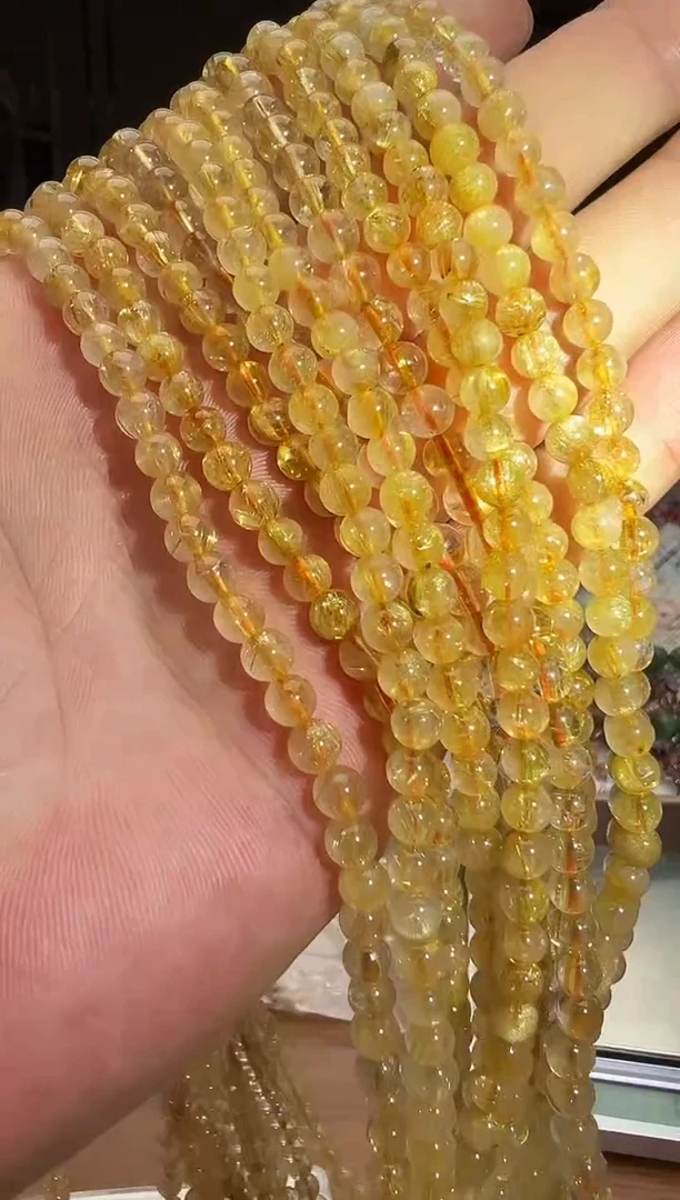未镶嵌手链水晶发晶多圈  卡5 多样性发一