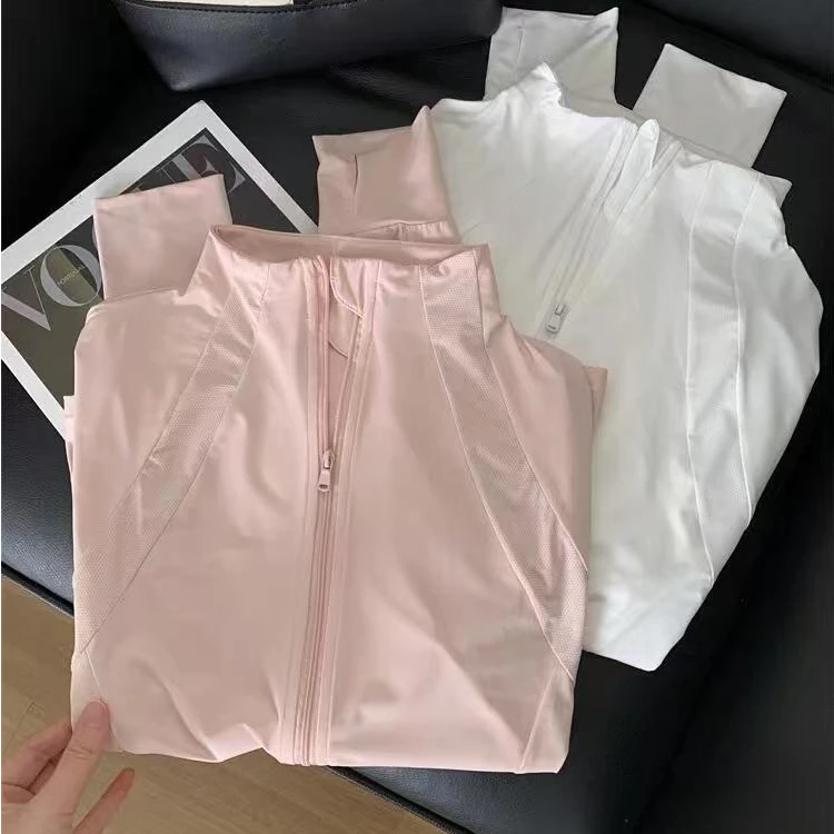 内衣春夏立领上衣百搭轻薄运动健身瑜伽跑步衣服专业防晒衣夏季