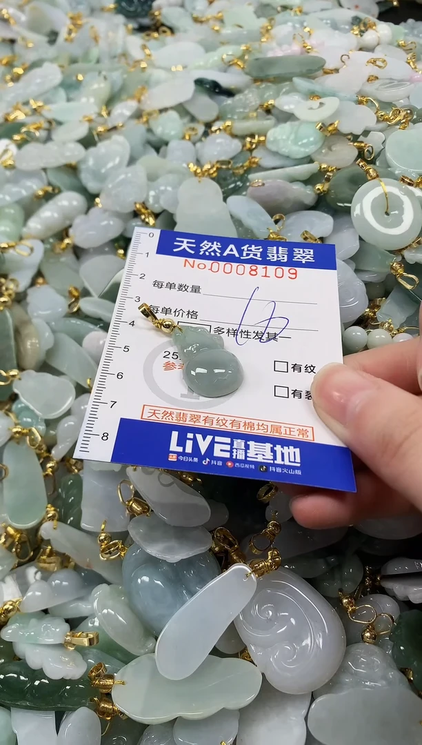 颈饰未镶嵌翡翠纯天然a货翡翠