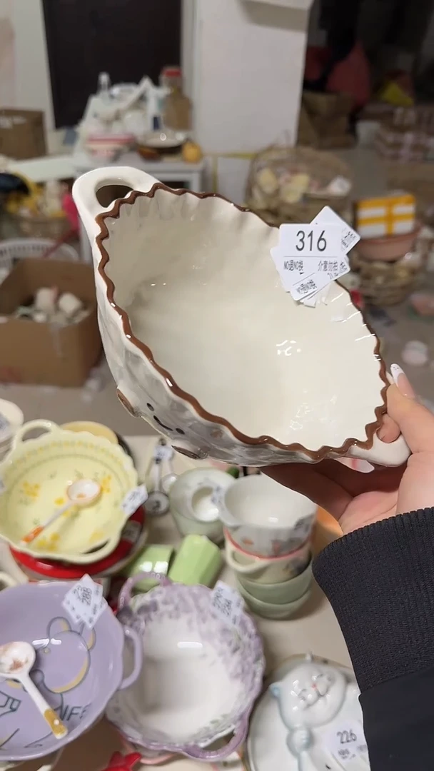 陶瓷手柄款微瑕四单包邮316