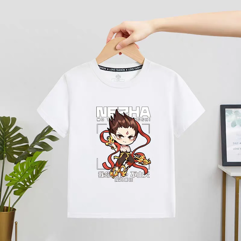 2025哪吒闹海图案T恤儿童可以可以对比69的布料那只要29。