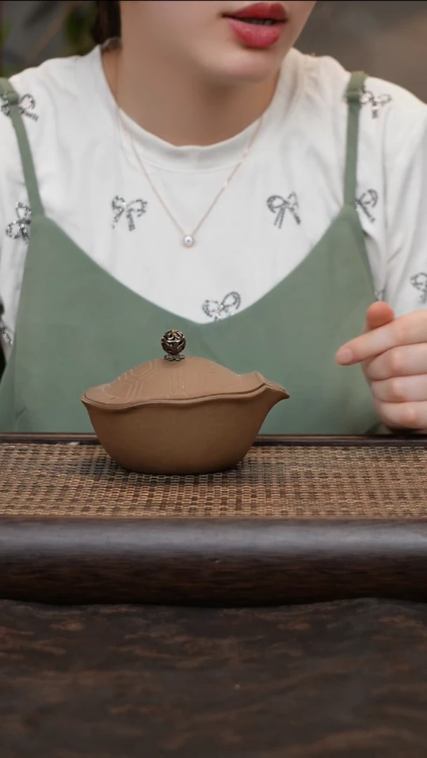 茶杯紫砂青段盖碗