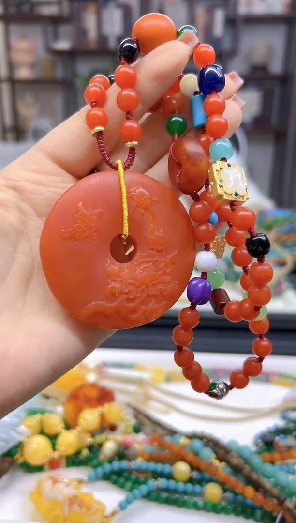 【闪购商品】蜜蜡毛衣链未镶嵌M666