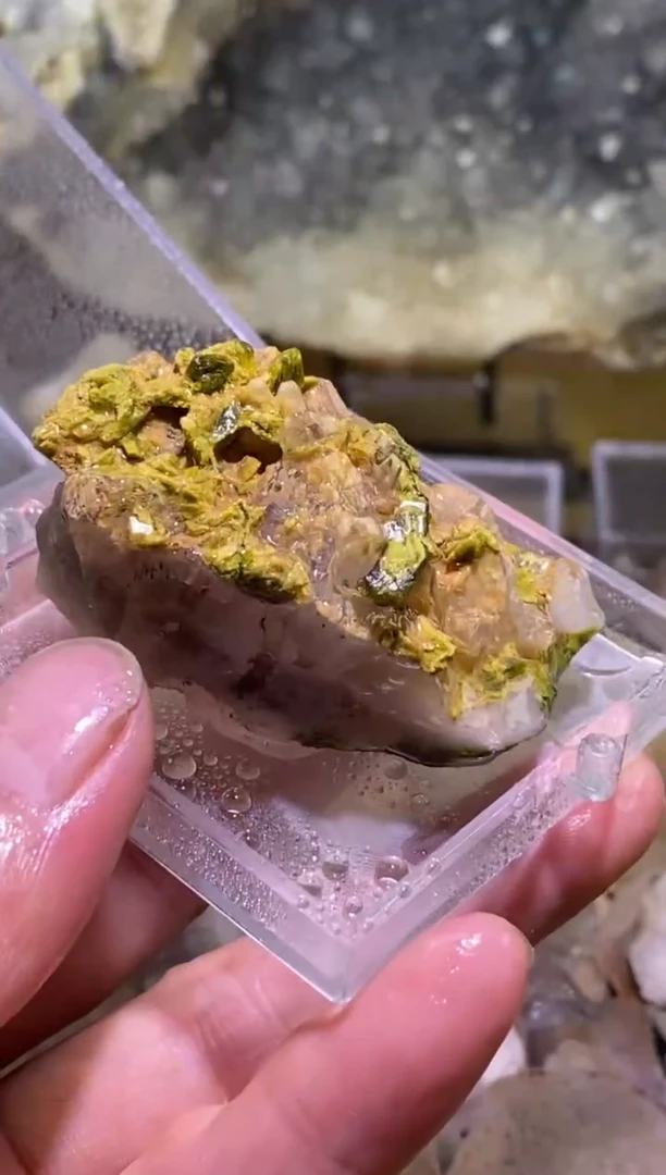 未镶嵌珠宝半成品水晶59号（带盒子）四川美姑超七花园水晶