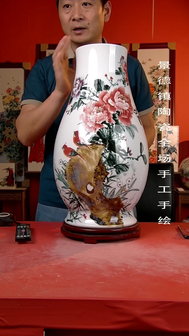 摆件景德镇陶瓷 手工手绘34