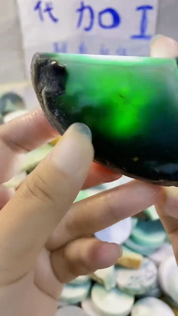 裸石翡翠纯天然翡翠A货81