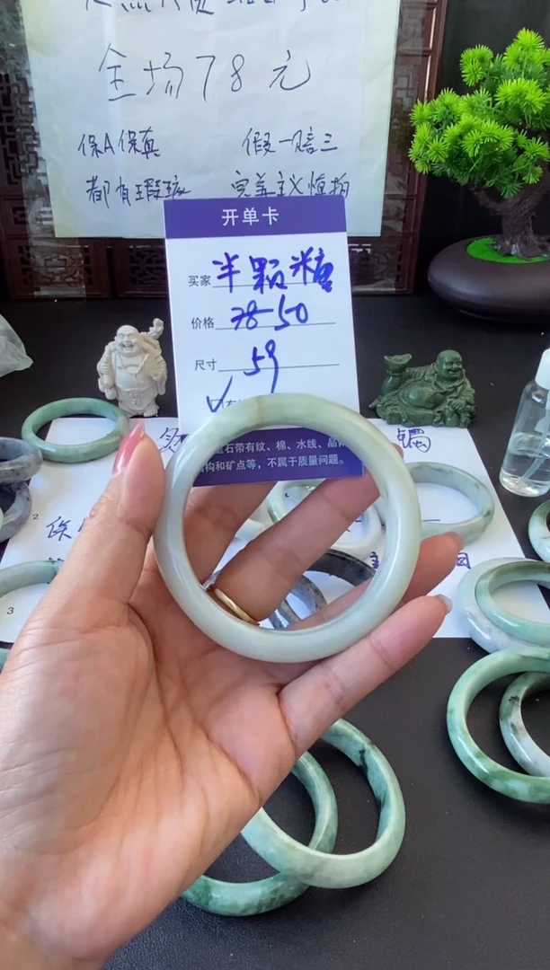 未镶嵌手镯翡翠翡翠手镯#17