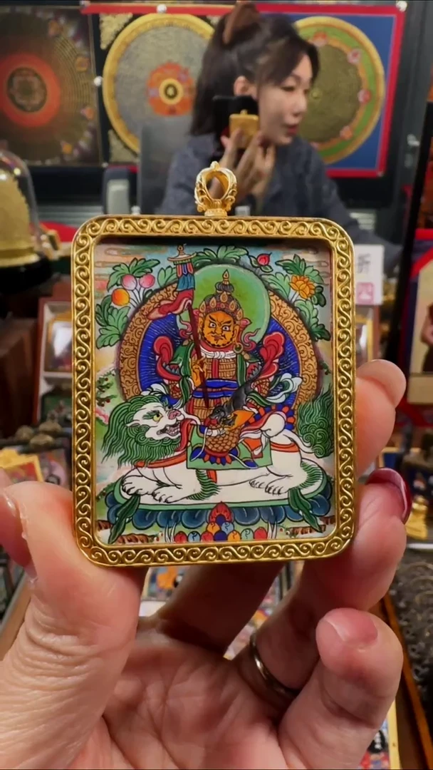 【闪购商品】吊坠 壹善缘城手绘唐卡c宝天年终大促