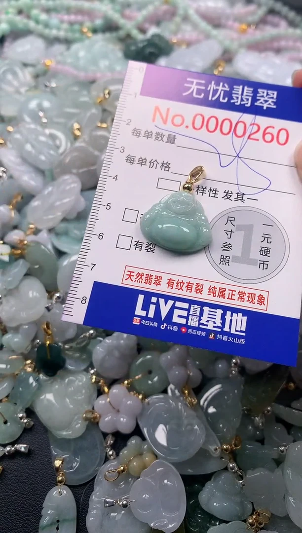 吊坠(不含链)未镶嵌翡翠260
