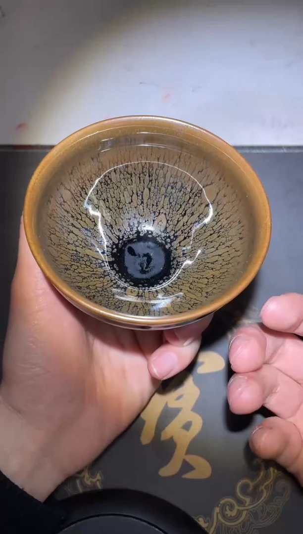 【闪购商品】茶盏名家黄宝庆建盏（带证书礼盒）17