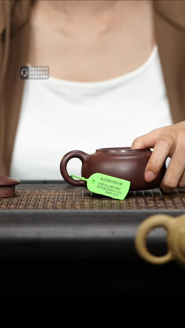 茶壶紫砂紫砂茶壶茄瓜紫泥