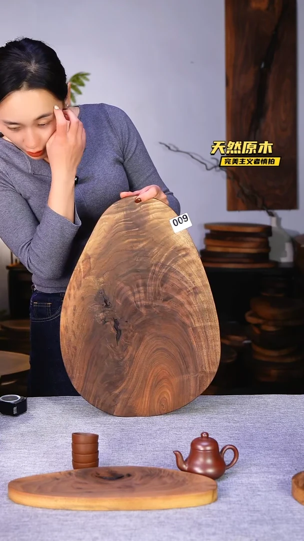 木北美黑胡桃原木.干裂疤结不属于商品质量问题完美主义者慎拍