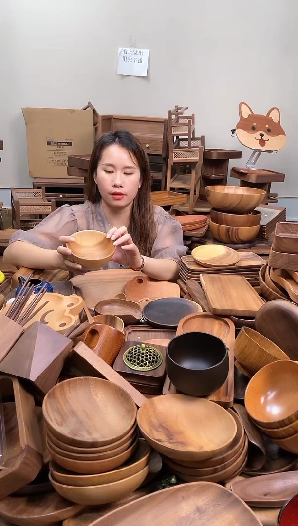 木  南美胡桃木碗13*6cm