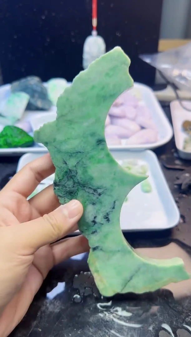 颈饰未镶嵌翡翠060天然A货翡翠