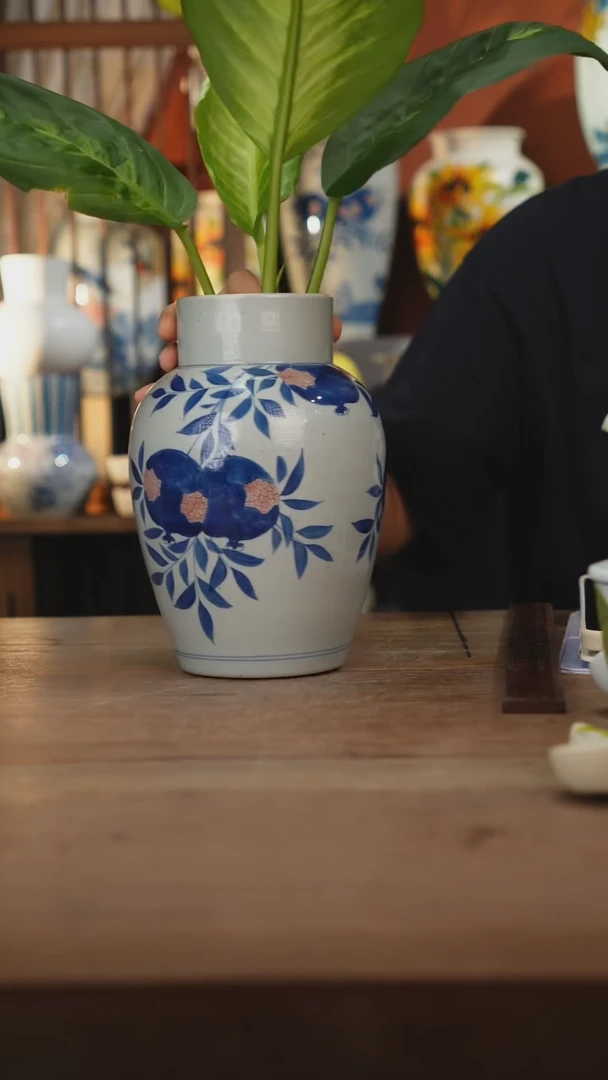 瓷片【简家甄选】景德镇设计师釉下手绘陶瓷餐具