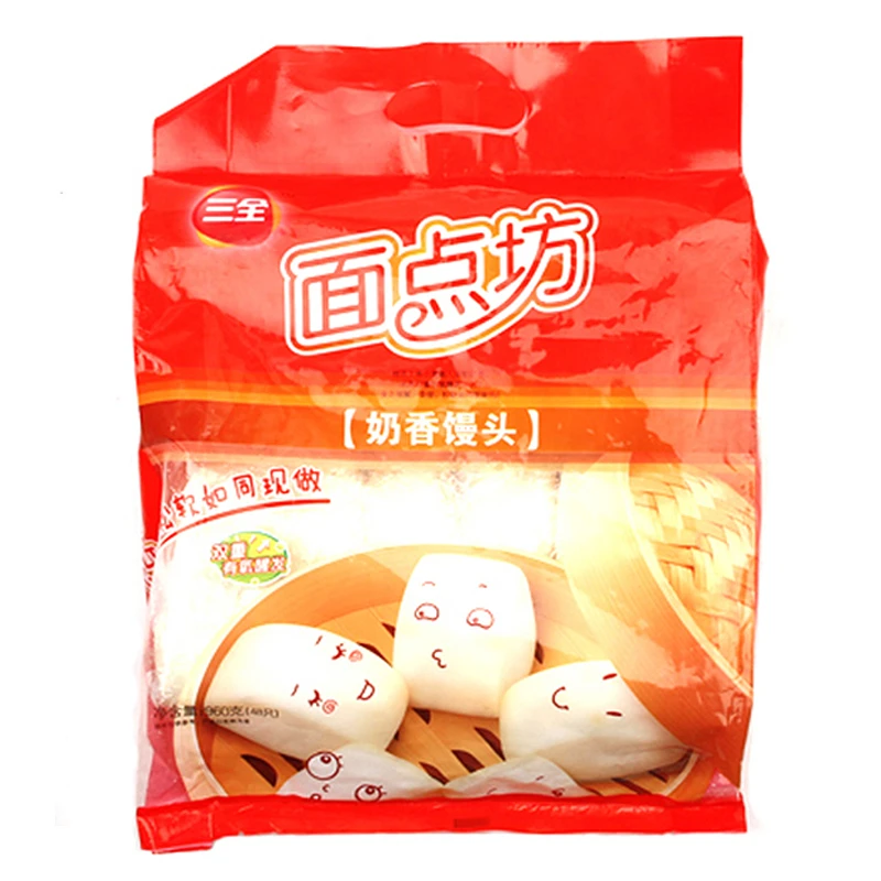 三全麦香味奶香馒头 960g/袋
